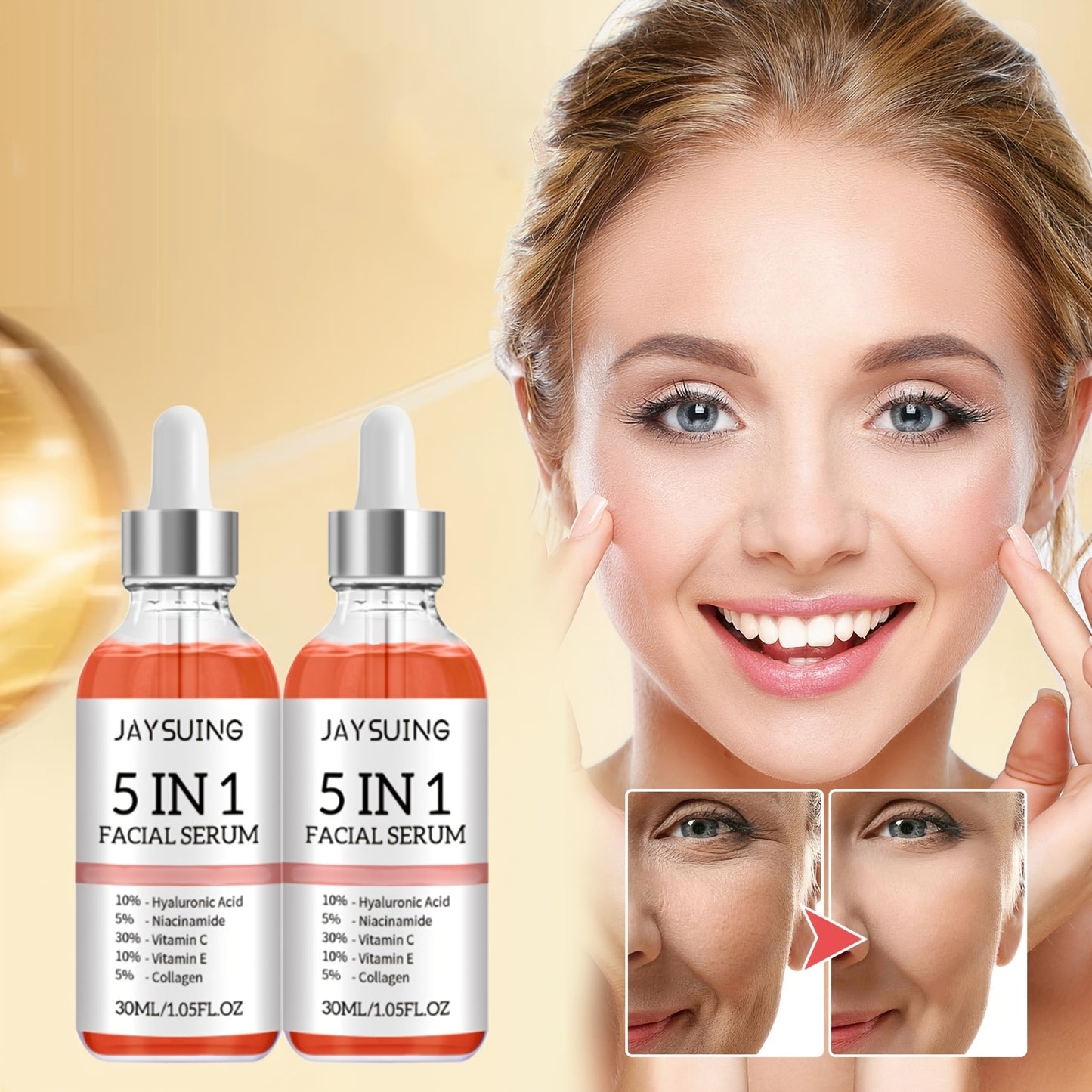 Sérum Rejuvenescedor Facial 5 em 1